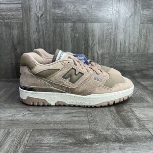 New Balance 550 Women's size 9 Tan Mushroom Suede Shoes BBW550RD